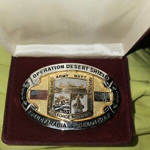 Operation Desert Storm Belt Buckle